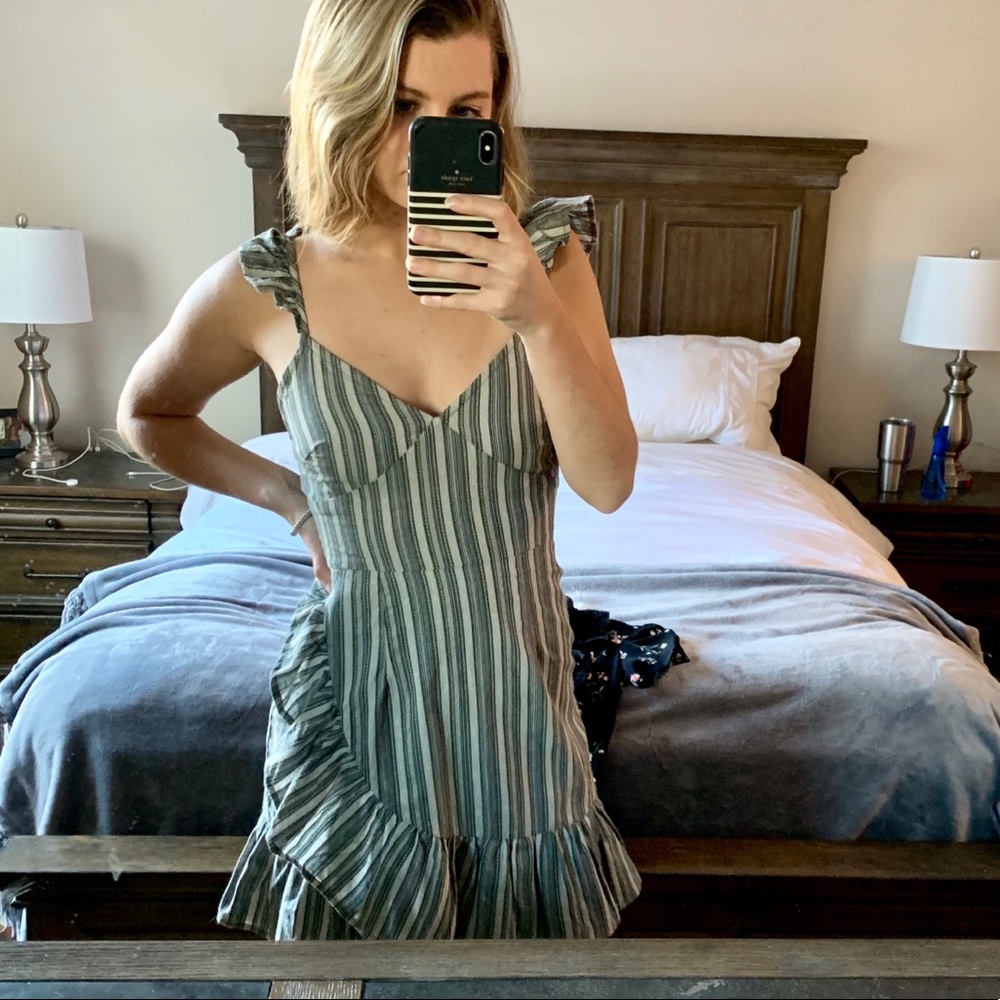 NWT grey-taupe willow dress CS - Picture 4 of 5